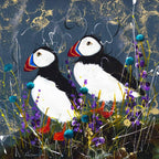 Let's Puff Together - Original - SOLD by artist Rozanne Bell - Wyecliffe Galleries