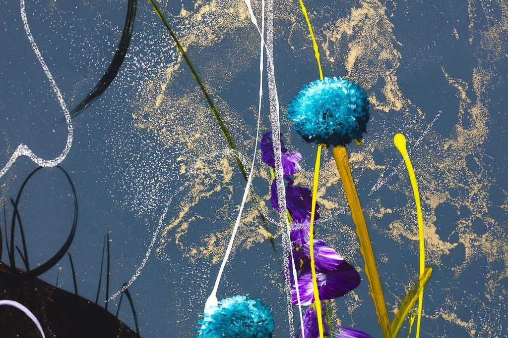 Let's Puff Together - Original - SOLD by artist Rozanne Bell - Wyecliffe Galleries