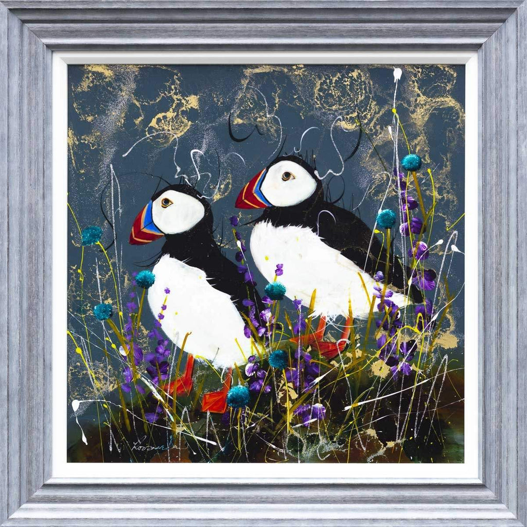 Let's Puff Together - Original - SOLD by artist Rozanne Bell - Wyecliffe Galleries