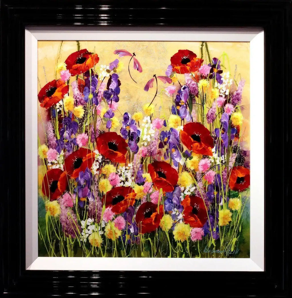 Lilac Posy - SOLD by artist Rozanne Bell - Wyecliffe Galleries