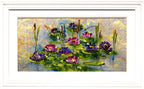 Lily pond - Original - SOLD by artist Rozanne Bell - Wyecliffe Galleries