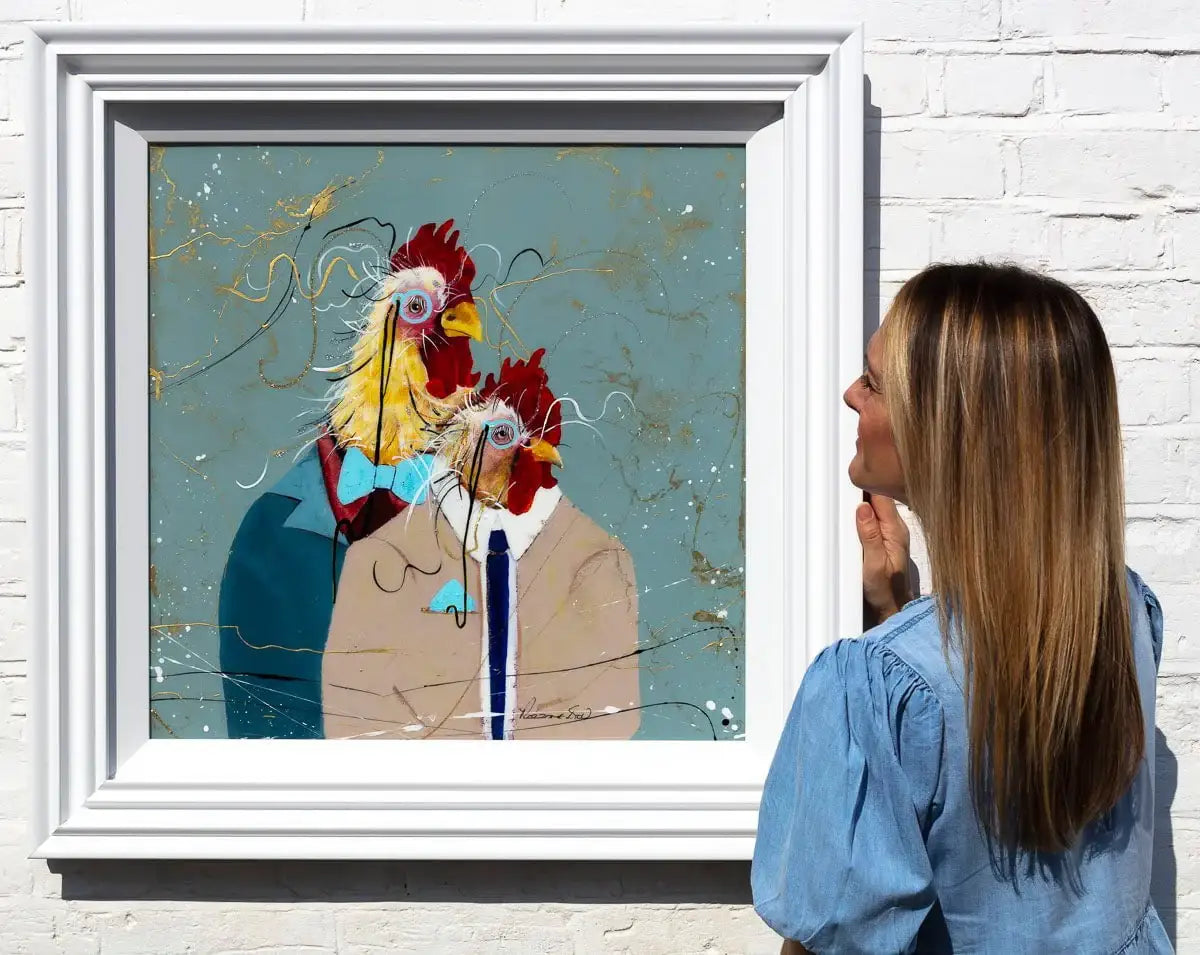 Little and Large - Original - SOLD by artist Rozanne Bell - Wyecliffe Galleries