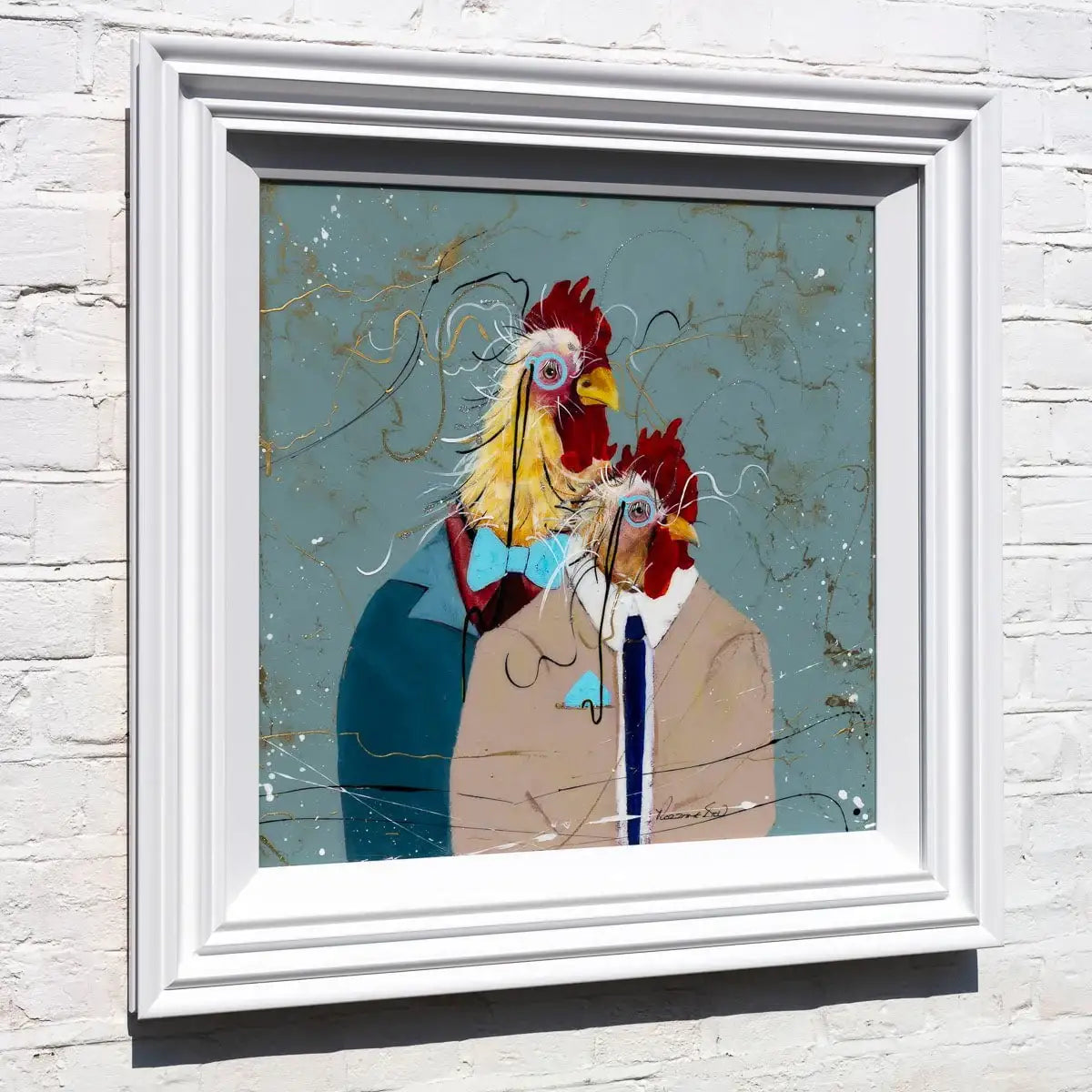 Little and Large - Original - SOLD by artist Rozanne Bell - Wyecliffe Galleries