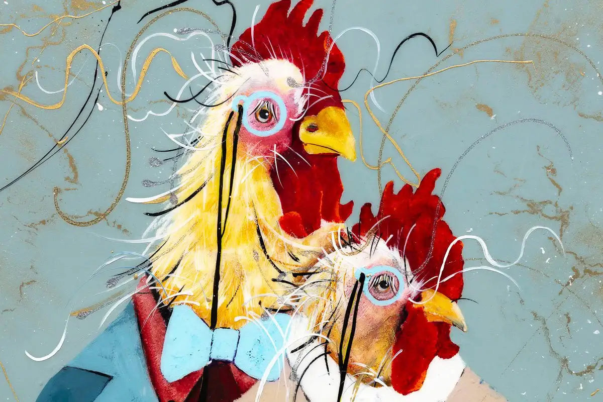 Little and Large - Original - SOLD by artist Rozanne Bell - Wyecliffe Galleries