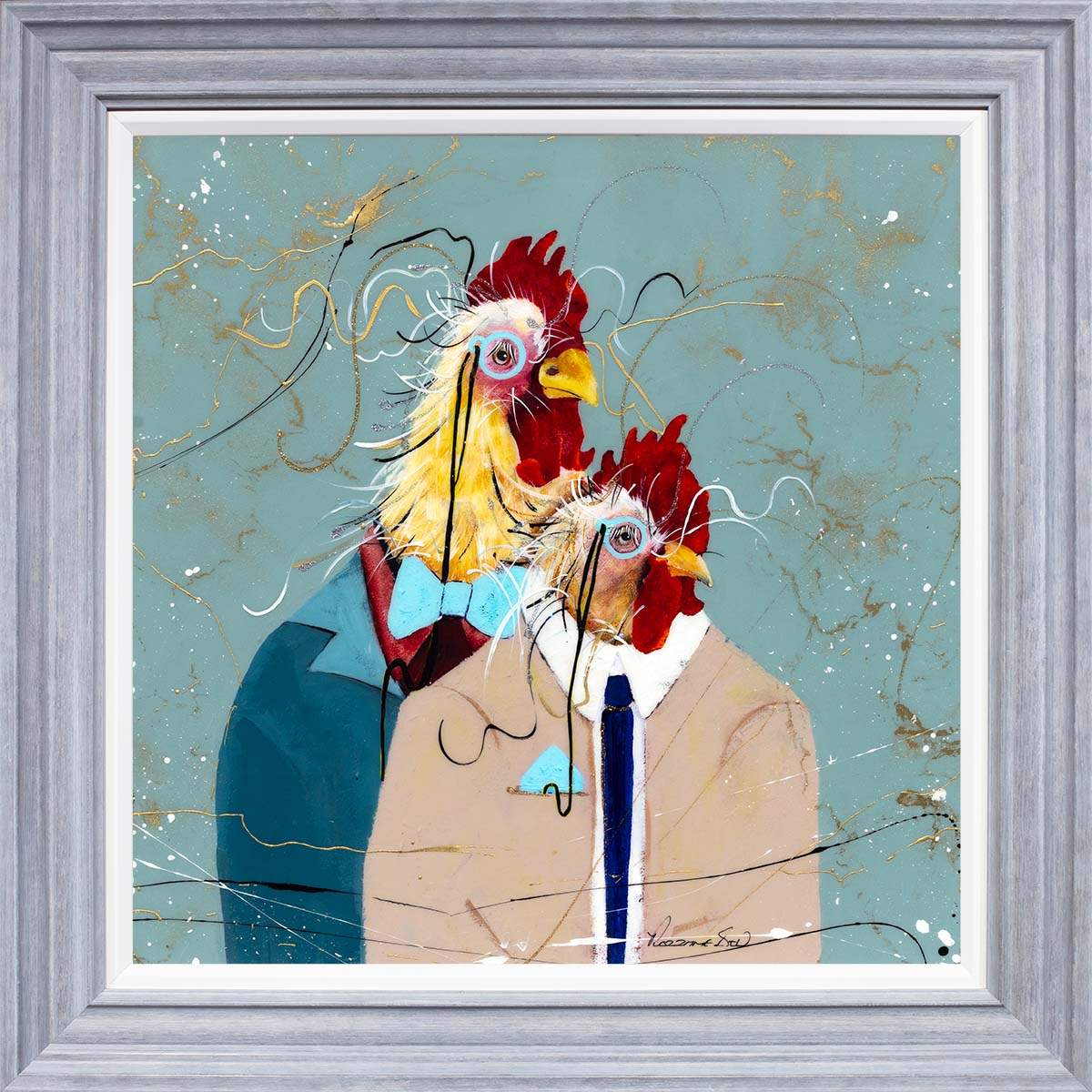 Little and Large - Original - SOLD by artist Rozanne Bell - Wyecliffe Galleries