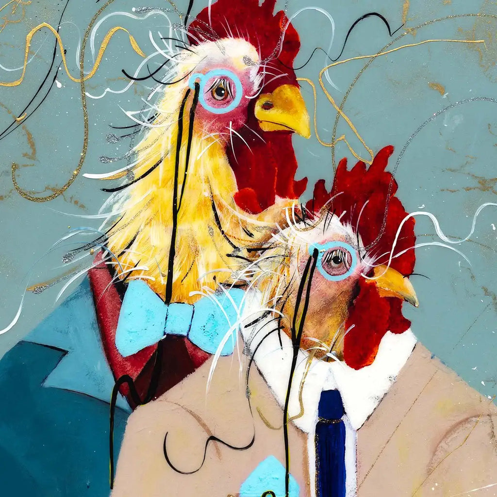 Little and Large - Original - SOLD by artist Rozanne Bell - Wyecliffe Galleries