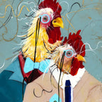 Little and Large - Original - SOLD by artist Rozanne Bell - Wyecliffe Galleries