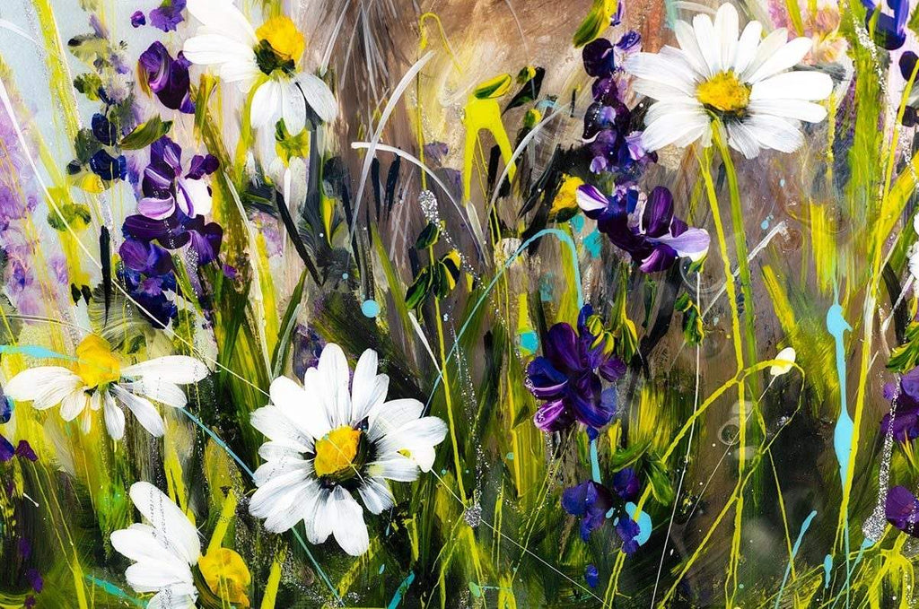 Little Flora - Original - SOLD by artist Rozanne Bell - Wyecliffe Galleries