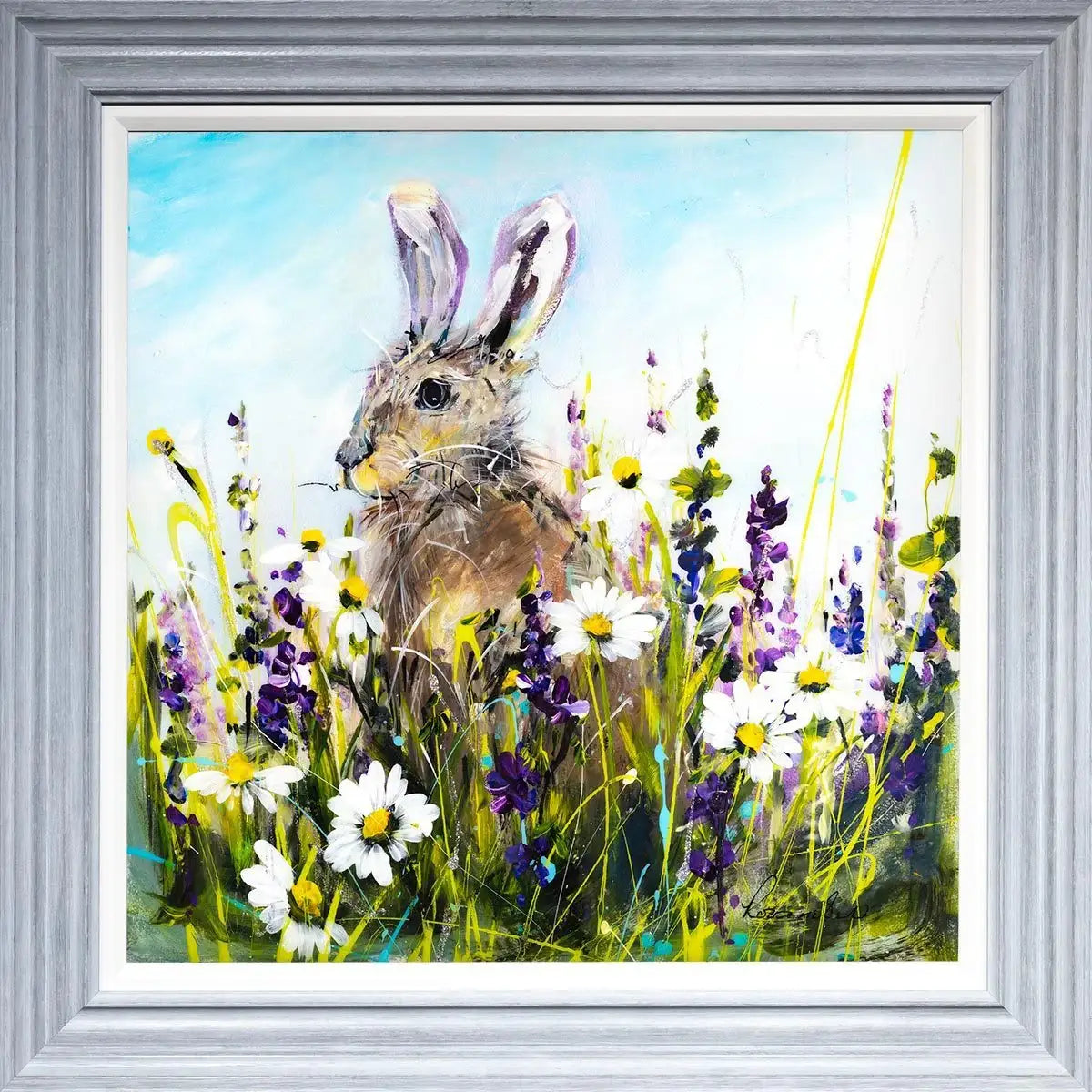 Little Flora - Original - SOLD by artist Rozanne Bell - Wyecliffe Galleries