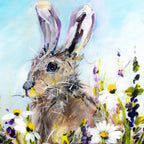 Little Flora - Original - SOLD by artist Rozanne Bell - Wyecliffe Galleries
