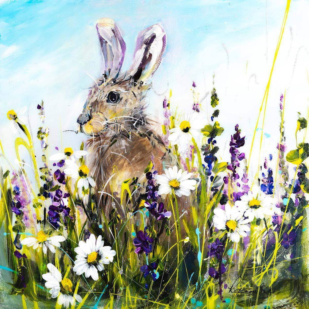Little Flora - Original - SOLD by artist Rozanne Bell - Wyecliffe Galleries