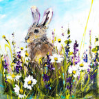 Little Flora - Original - SOLD by artist Rozanne Bell - Wyecliffe Galleries