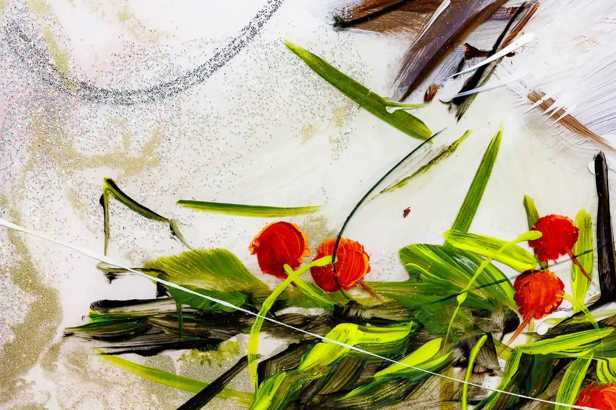 Little Robin Redbreast - Original - SOLD by artist Rozanne Bell - Wyecliffe Galleries