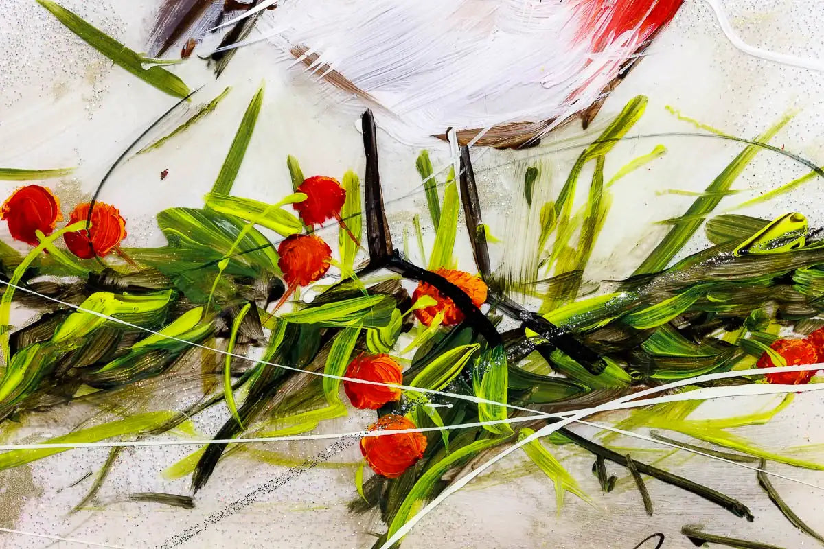 Little Robin Redbreast - Original - SOLD by artist Rozanne Bell - Wyecliffe Galleries
