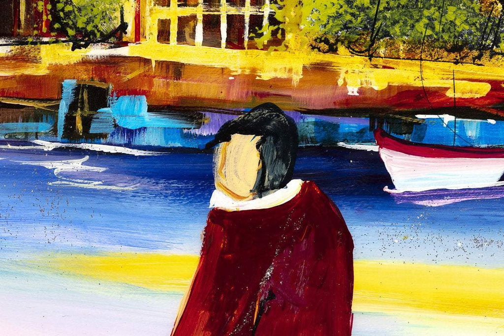 London Walks - Original - SOLD by artist Rozanne Bell - Wyecliffe Galleries