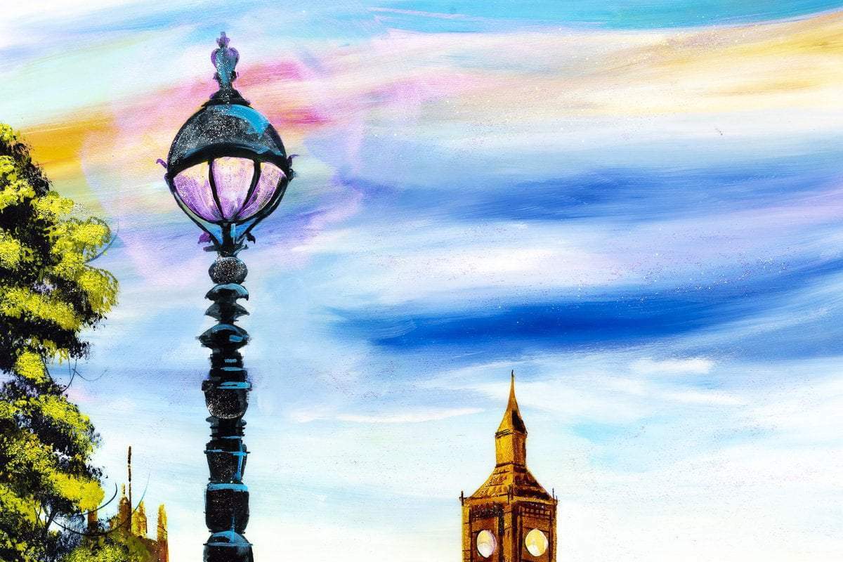 London Walks - Original - SOLD by artist Rozanne Bell - Wyecliffe Galleries