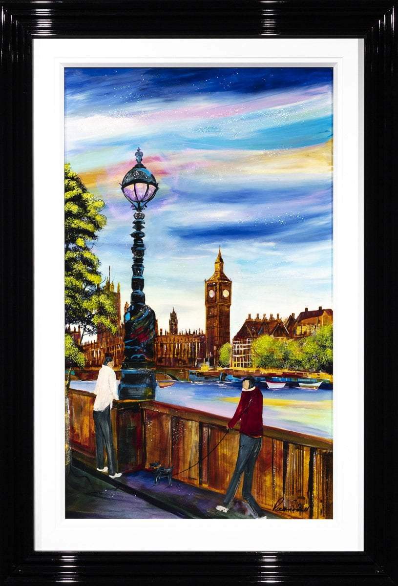 London Walks - Original - SOLD by artist Rozanne Bell - Wyecliffe Galleries