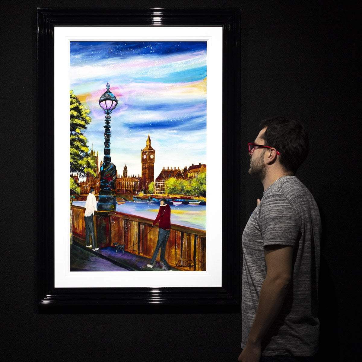 London Walks - Original - SOLD by artist Rozanne Bell - Wyecliffe Galleries