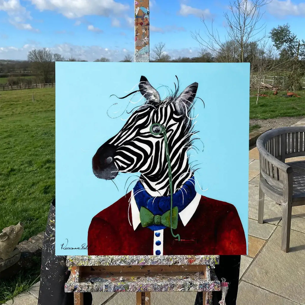 Lord Archibald - Original - SOLD by artist Rozanne Bell - Wyecliffe Galleries