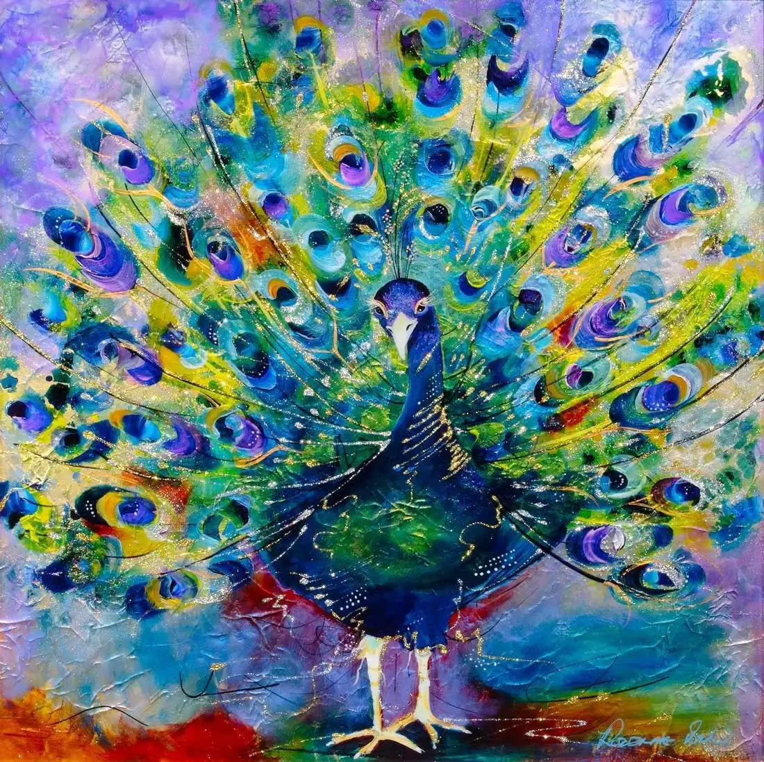 Lord of the Manor - Original - SOLD by artist Rozanne Bell - Wyecliffe Galleries