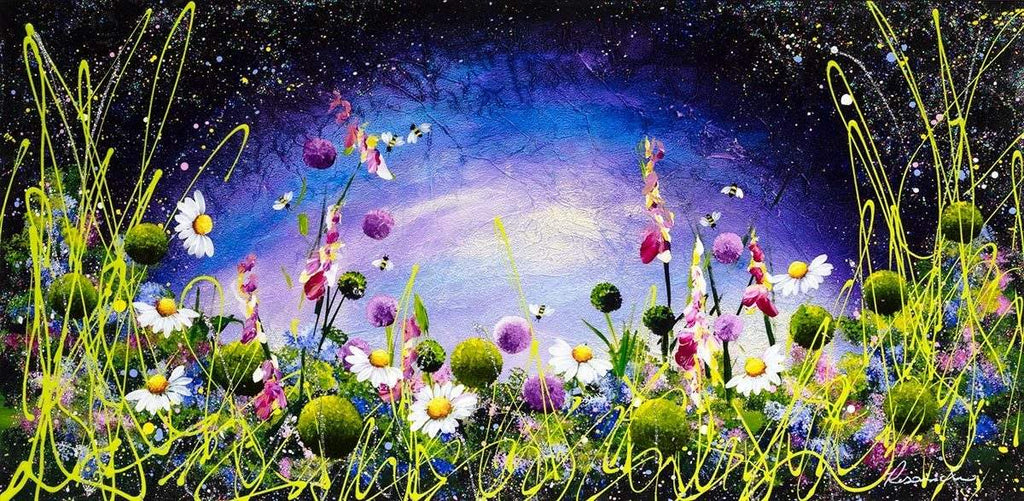 Lost In The Meadow - Original - SOLD by artist Rozanne Bell - Wyecliffe Galleries