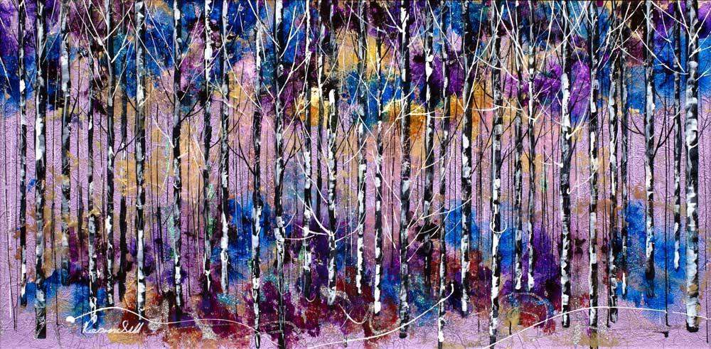 Lost In The Woods - Original - SOLD by artist Rozanne Bell - Wyecliffe Galleries