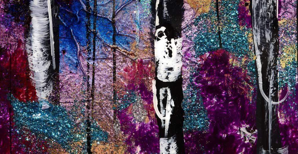 Lost In The Woods - Original - SOLD by artist Rozanne Bell - Wyecliffe Galleries
