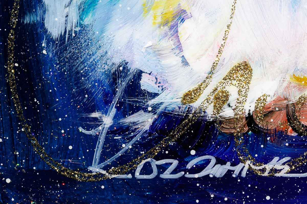 Louis - Original - SOLD by artist Rozanne Bell - Wyecliffe Galleries