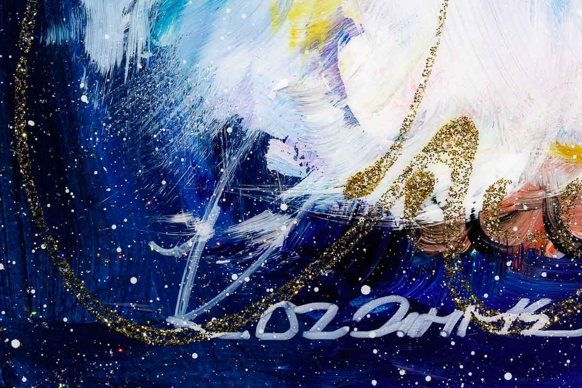 Louis - Original - SOLD by artist Rozanne Bell - Wyecliffe Galleries