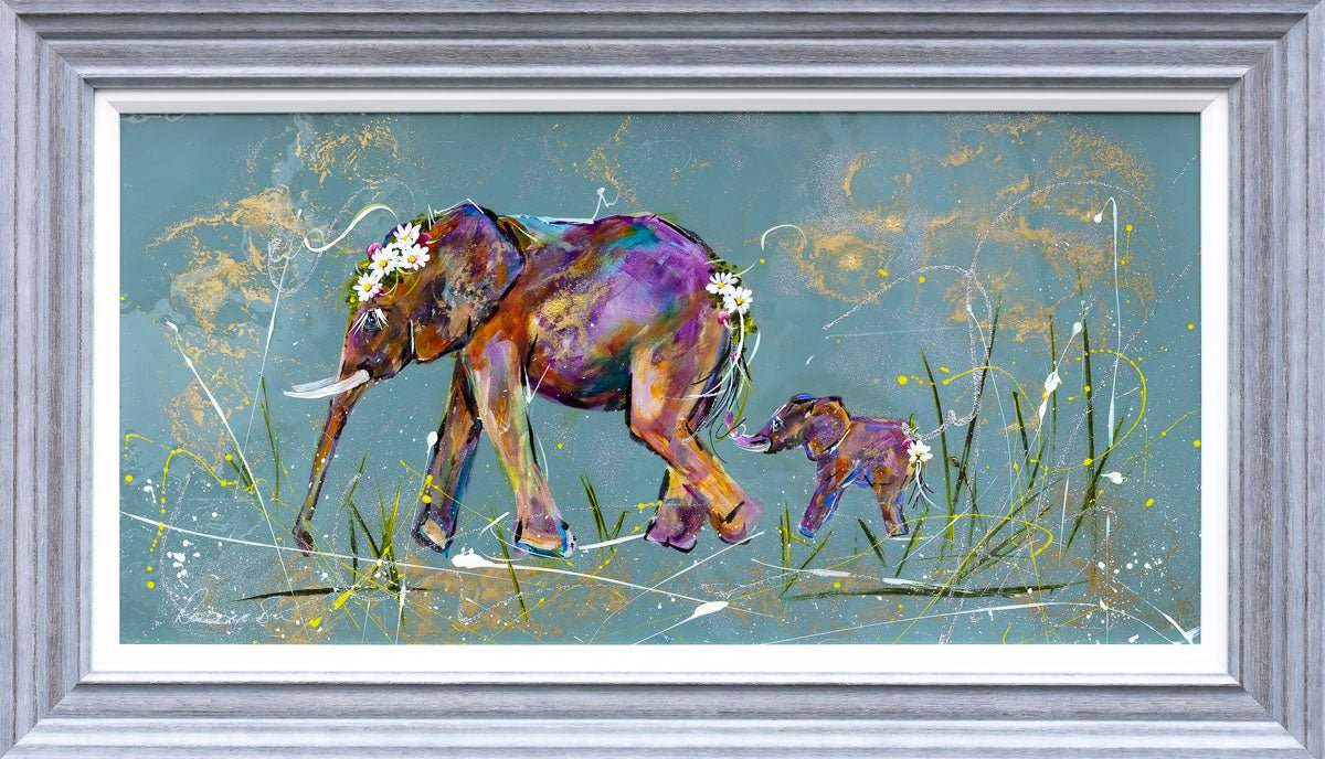 Love is Forever & Always - Original - SOLD by artist Rozanne Bell - Wyecliffe Galleries