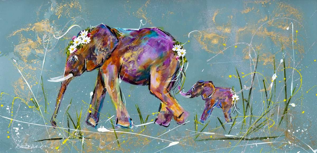 Love is Forever & Always - Original - SOLD by artist Rozanne Bell - Wyecliffe Galleries