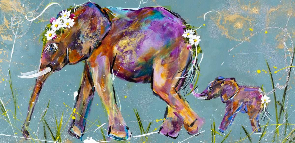 Love is Forever & Always - Original - SOLD by artist Rozanne Bell - Wyecliffe Galleries