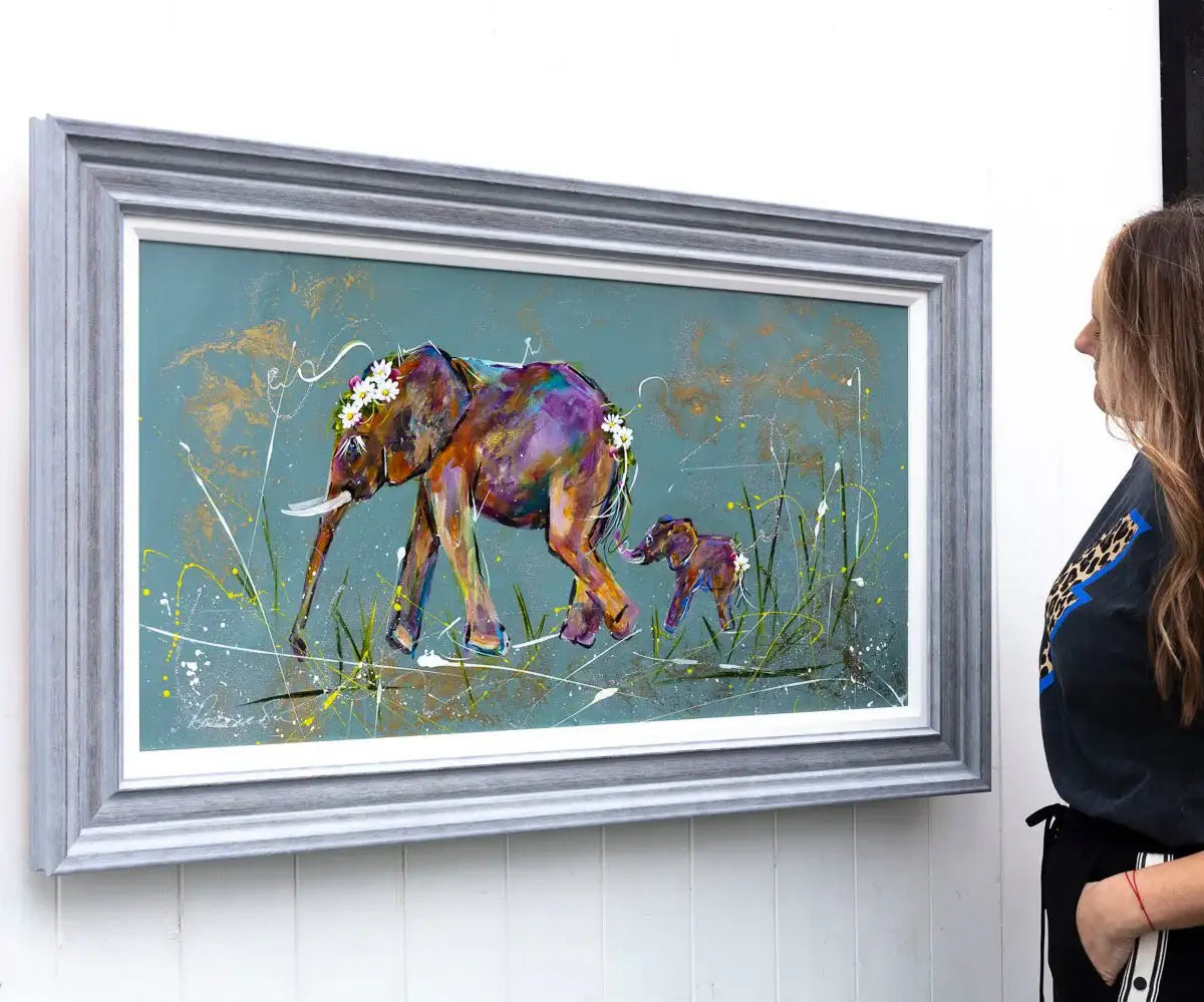 Love is Forever & Always - Original - SOLD by artist Rozanne Bell - Wyecliffe Galleries