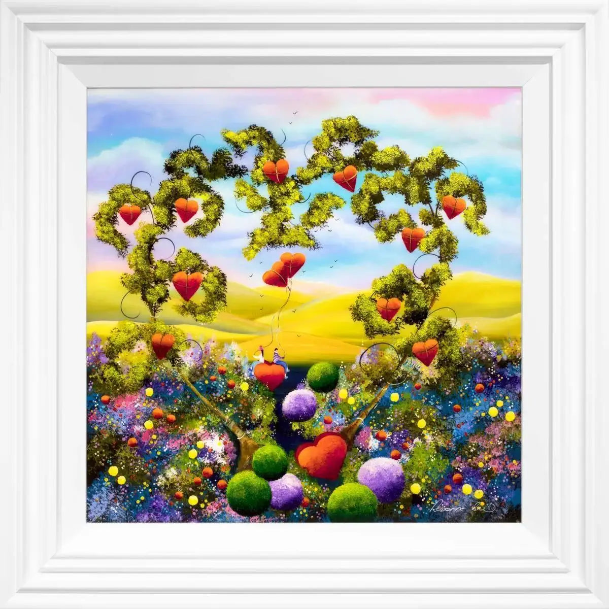 Love Is In Your Heart - Original - SOLD by artist Rozanne Bell - Wyecliffe Galleries
