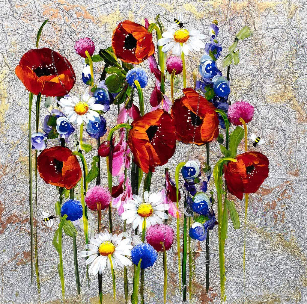 Loves Me, Loves Me Not - Original - SOLD by artist Rozanne Bell - Wyecliffe Galleries