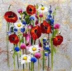 Loves Me, Loves Me Not - Original - SOLD by artist Rozanne Bell - Wyecliffe Galleries