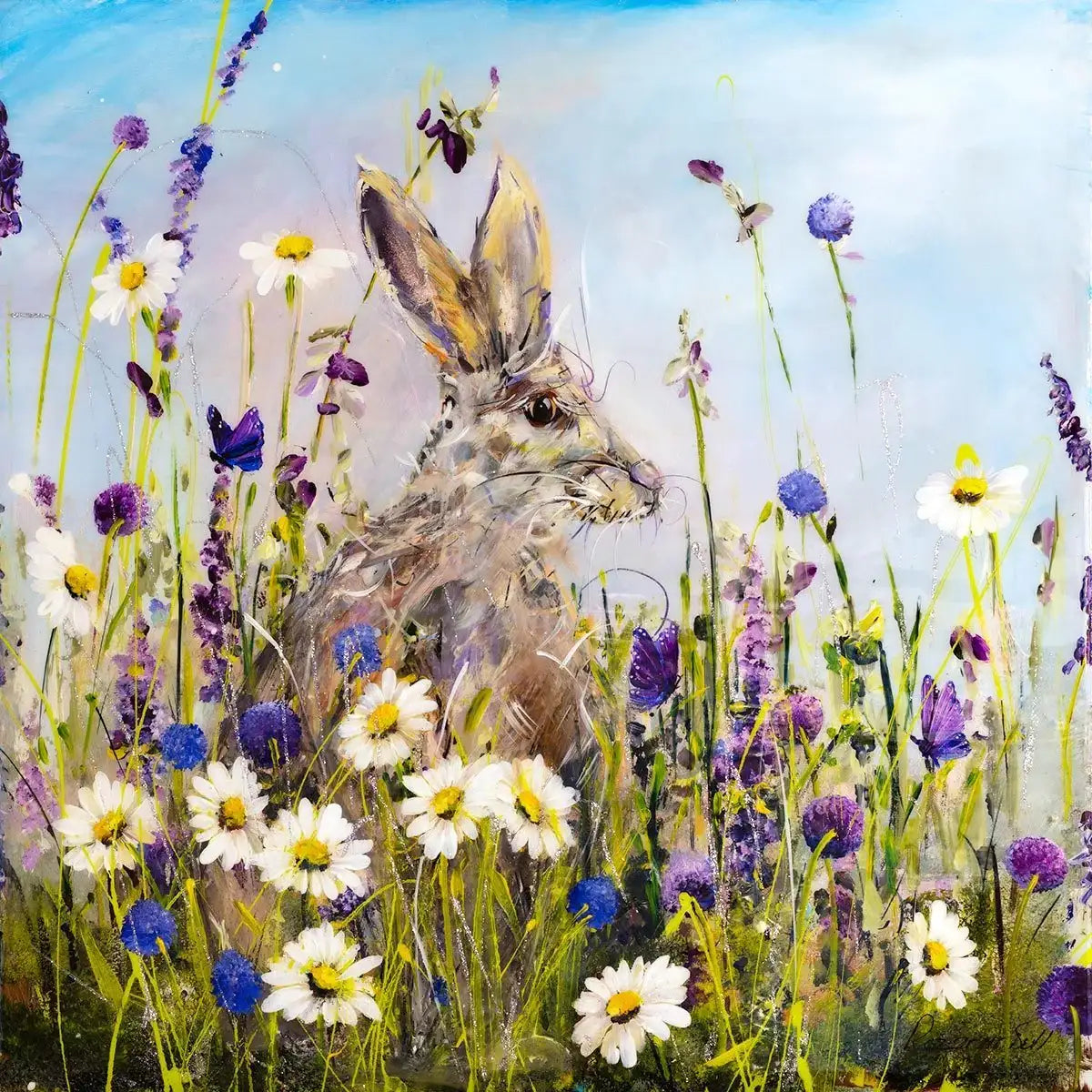 Luna - Original - SOLD by artist Rozanne Bell - Wyecliffe Galleries