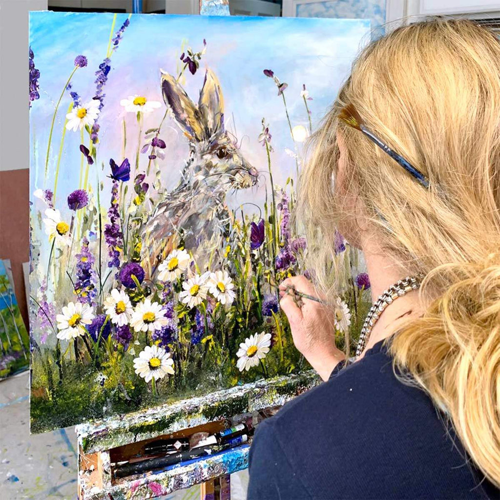 Luna - Original - SOLD by artist Rozanne Bell - Wyecliffe Galleries