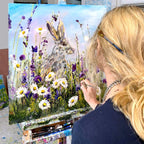 Luna - Original - SOLD by artist Rozanne Bell - Wyecliffe Galleries