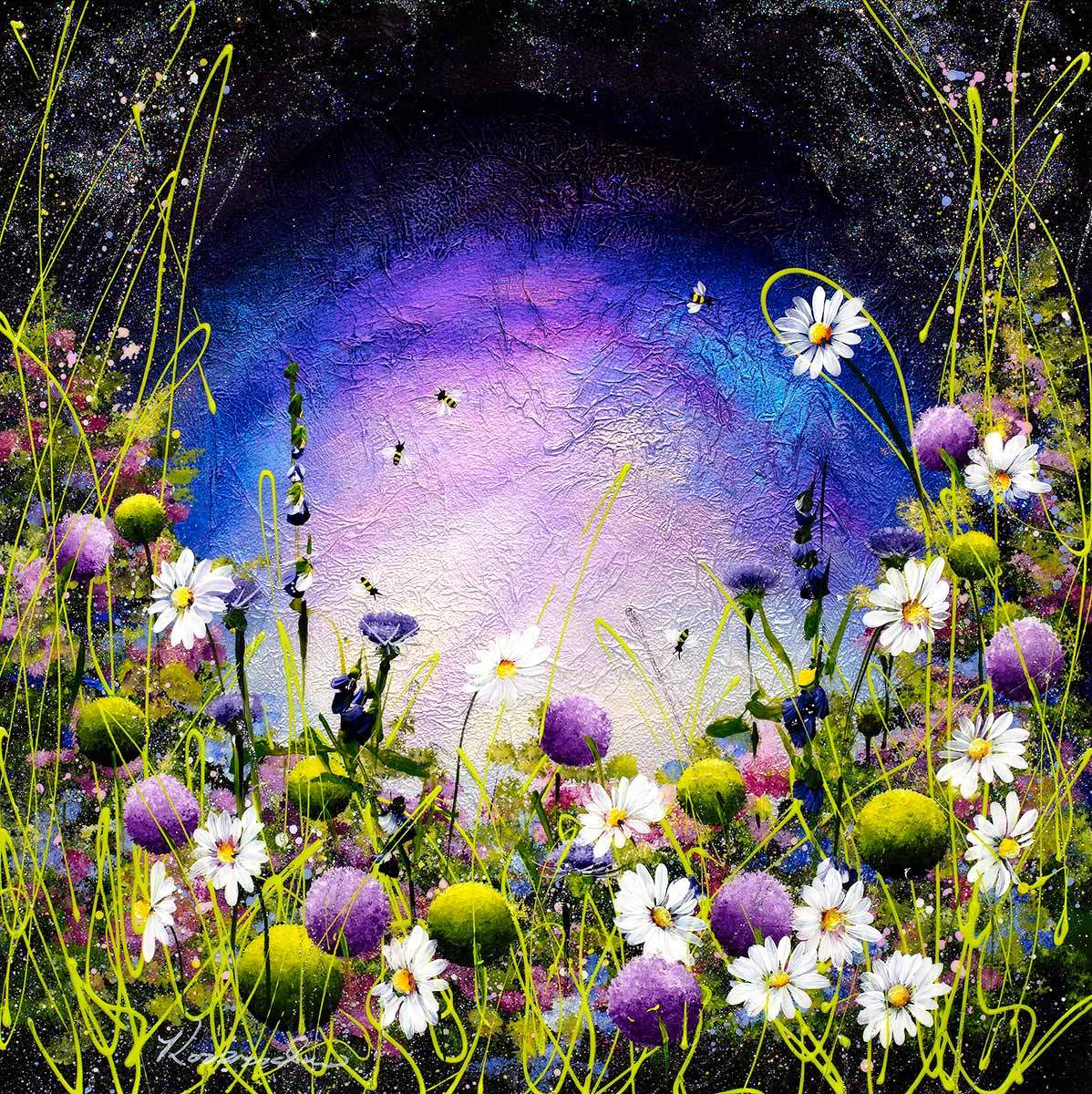 Magical Meadow - Original - SOLD by artist Rozanne Bell - Wyecliffe Galleries