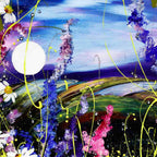 Magical Night - Original - SOLD by artist Rozanne Bell - Wyecliffe Galleries