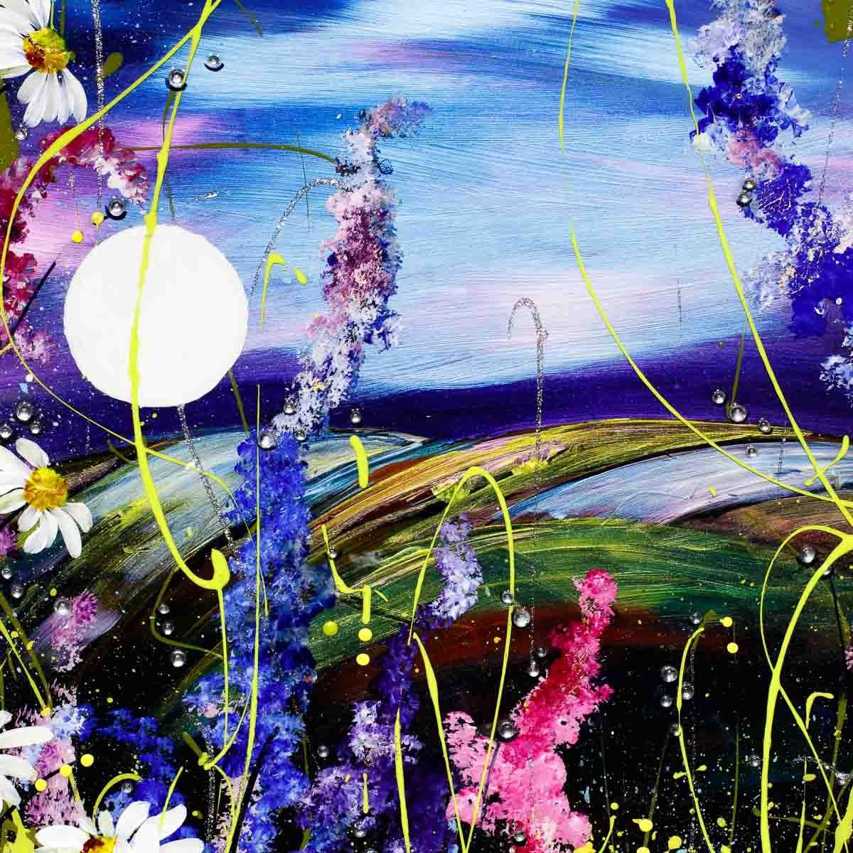 Magical Night - Original - SOLD by artist Rozanne Bell - Wyecliffe Galleries