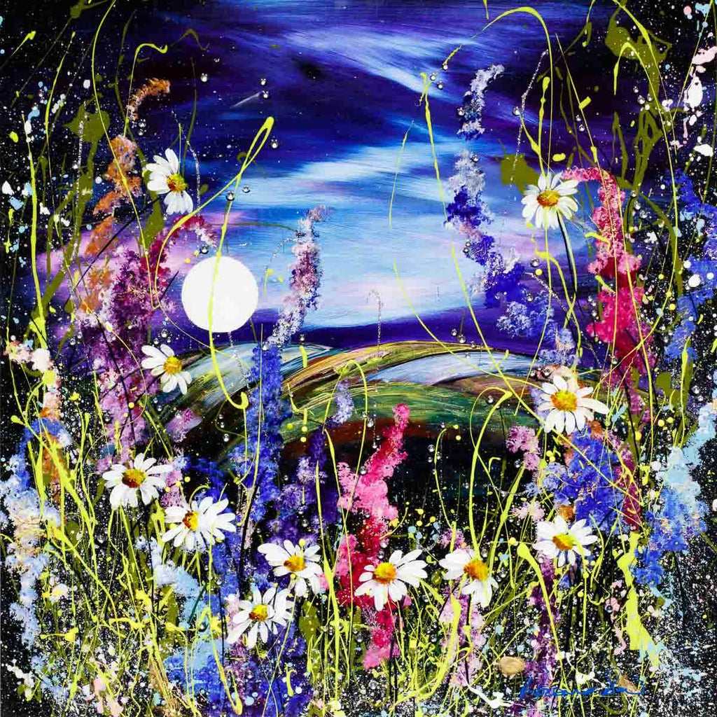 Magical Night - Original - SOLD by artist Rozanne Bell - Wyecliffe Galleries