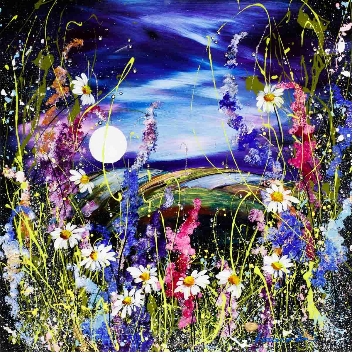 Magical Night - Original - SOLD by artist Rozanne Bell - Wyecliffe Galleries