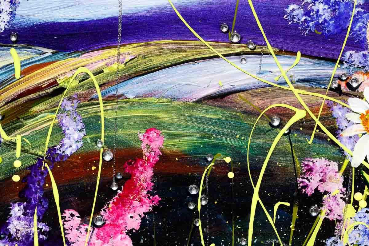 Magical Night - Original - SOLD by artist Rozanne Bell - Wyecliffe Galleries