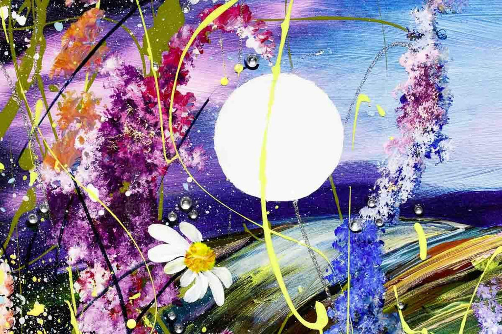 Magical Night - Original - SOLD by artist Rozanne Bell - Wyecliffe Galleries