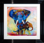 Maharaja and Son - Original - SOLD by artist Rozanne Bell - Wyecliffe Galleries