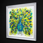Peacock Pride - Original - SOLD by artist Rozanne Bell - Wyecliffe Galleries