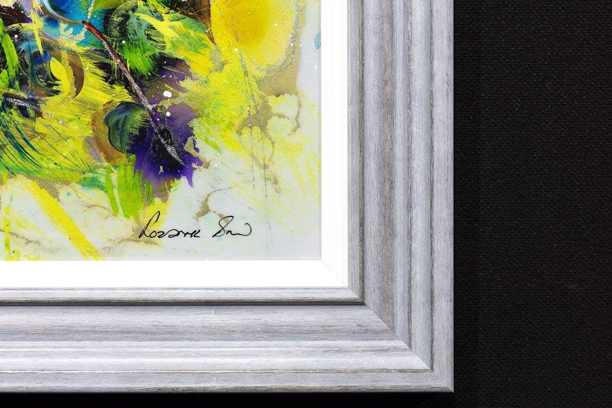 Peacock Pride - Original - SOLD by artist Rozanne Bell - Wyecliffe Galleries