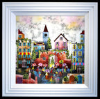 Market Square - SOLD by artist Rozanne Bell - Wyecliffe Galleries